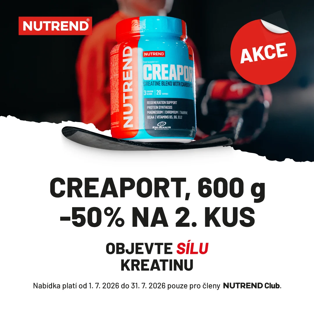 Nutrend Club: 50 % na druhý Creaport