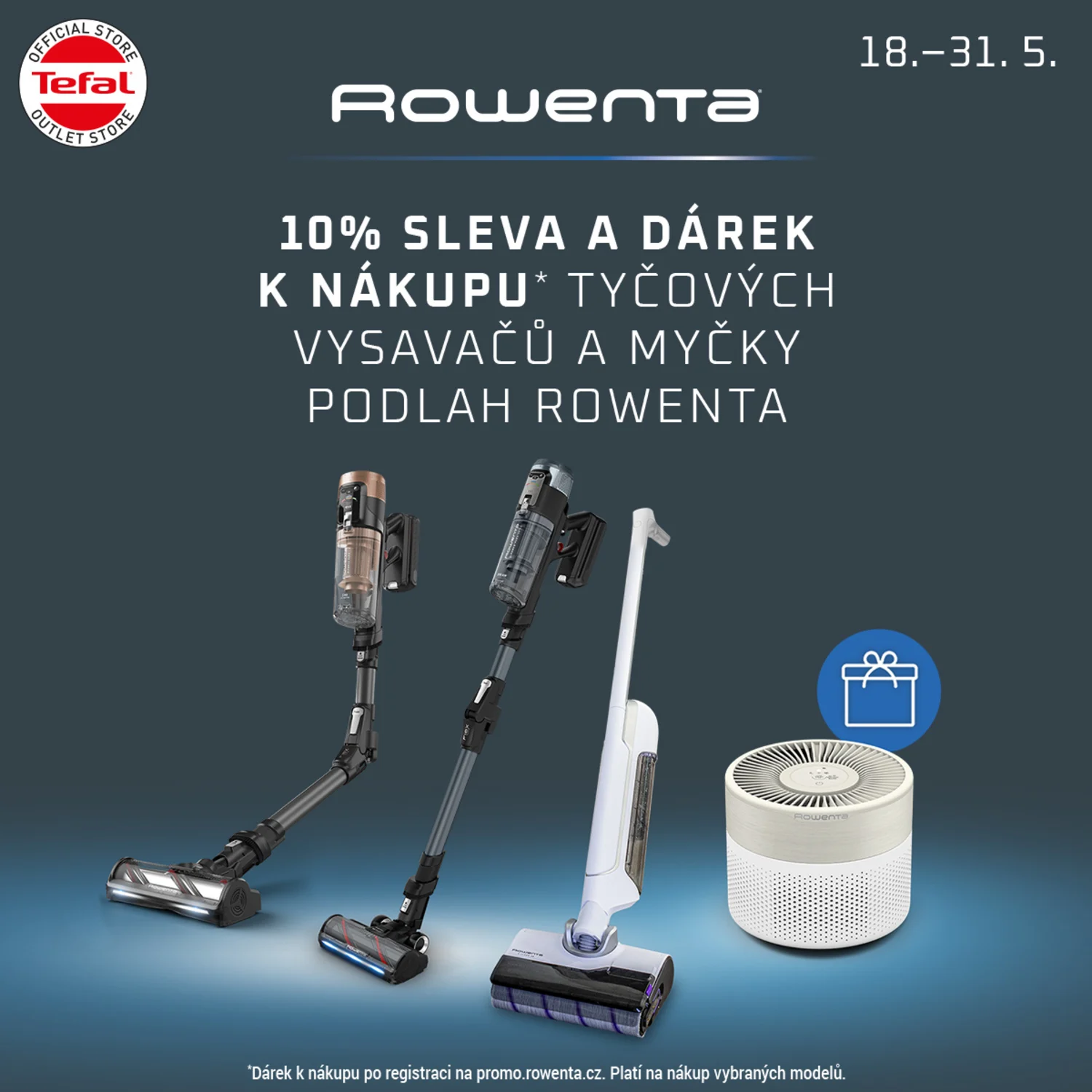 Rowenta: sleva i dárek k nákupu