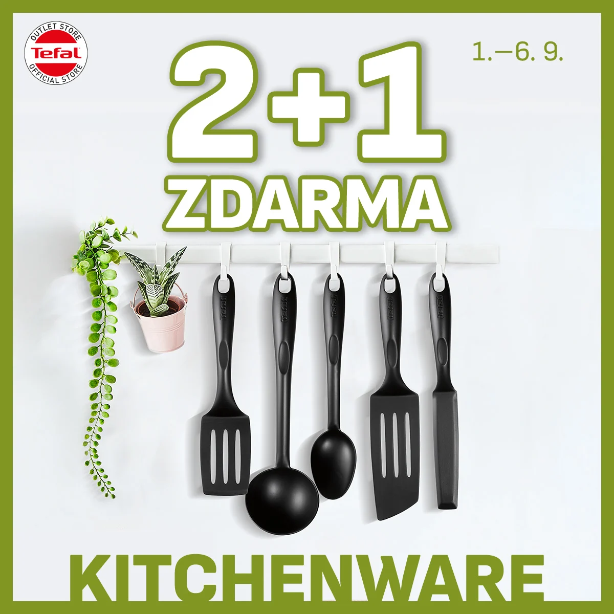Tefal: 2+1 zdarma na kuchyňské náčiní