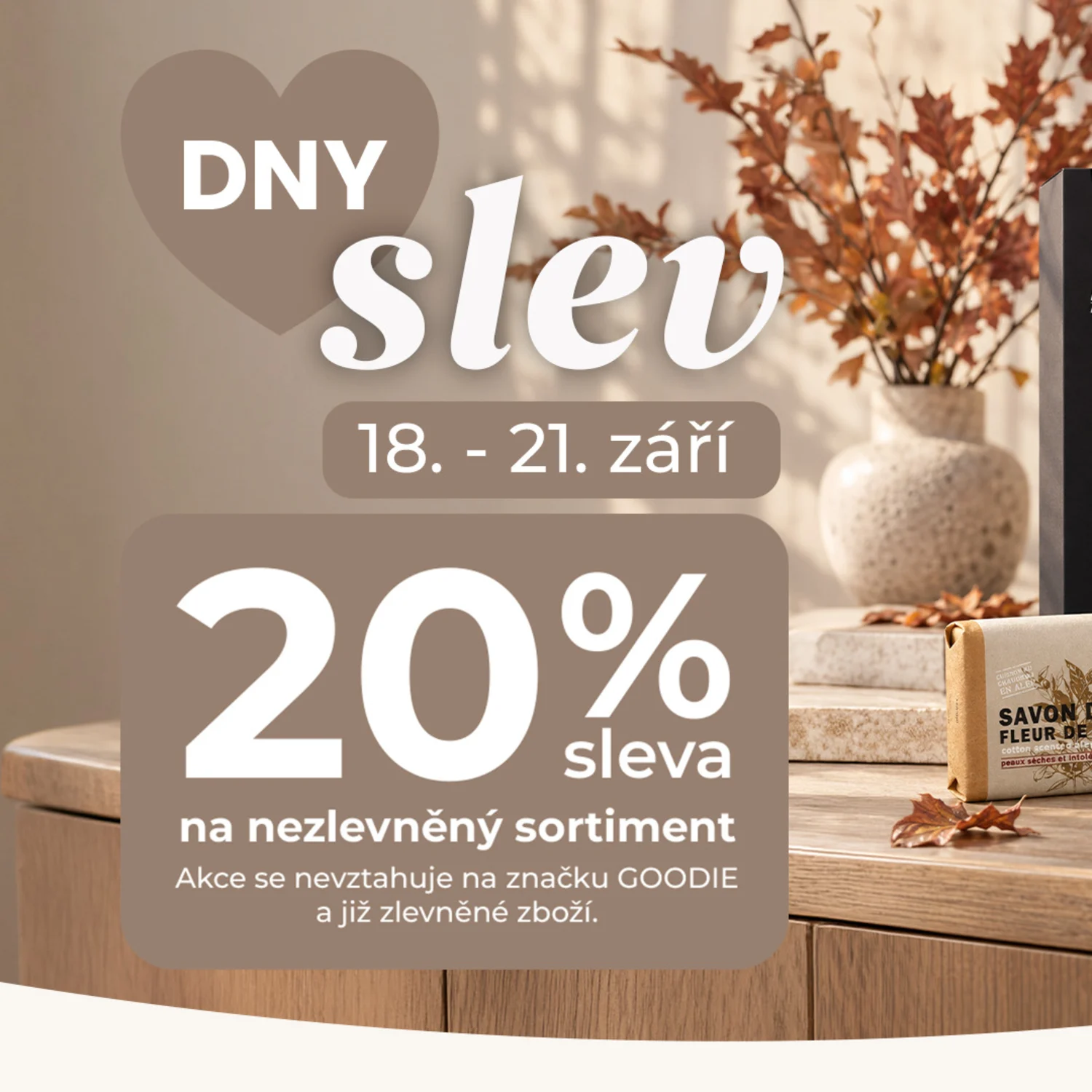 Dny slev – 20 % na malé radosti