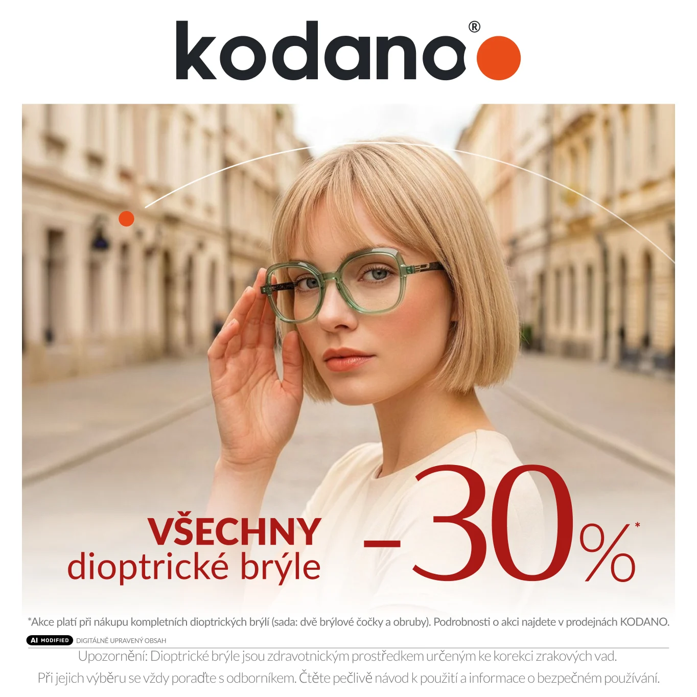 Vybrané obruby za 10 Kč při nákupu kompletních dioptrických brýlí