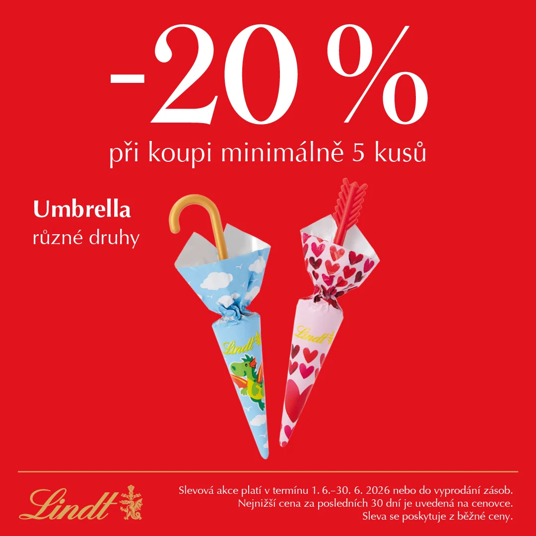 -20 % Umbrella (různé druhy) při koupi minimálně 5 kusů