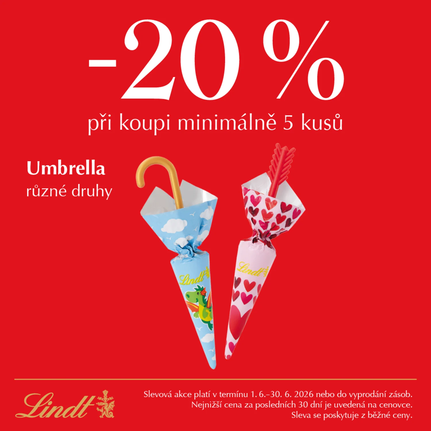 -20 % Umbrella (různé druhy) při koupi minimálně 5 kusů