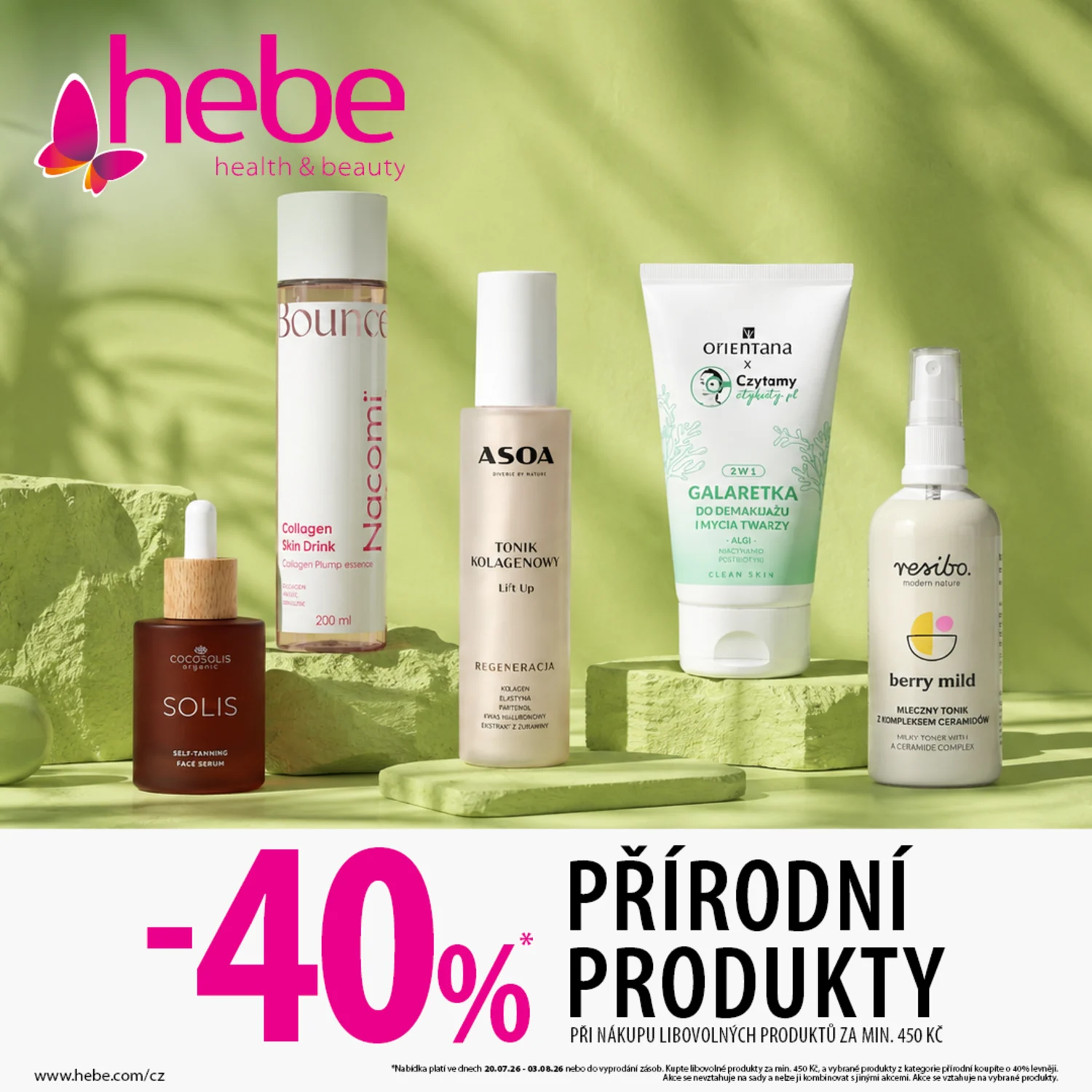 -40% přírodní produkty