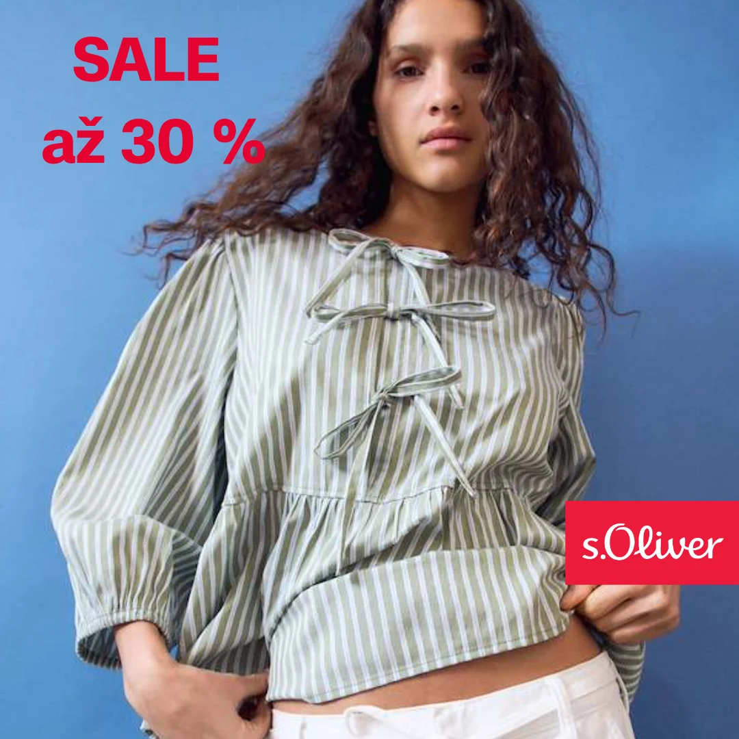 s.Oliver výprodej – slevy až 30 %
