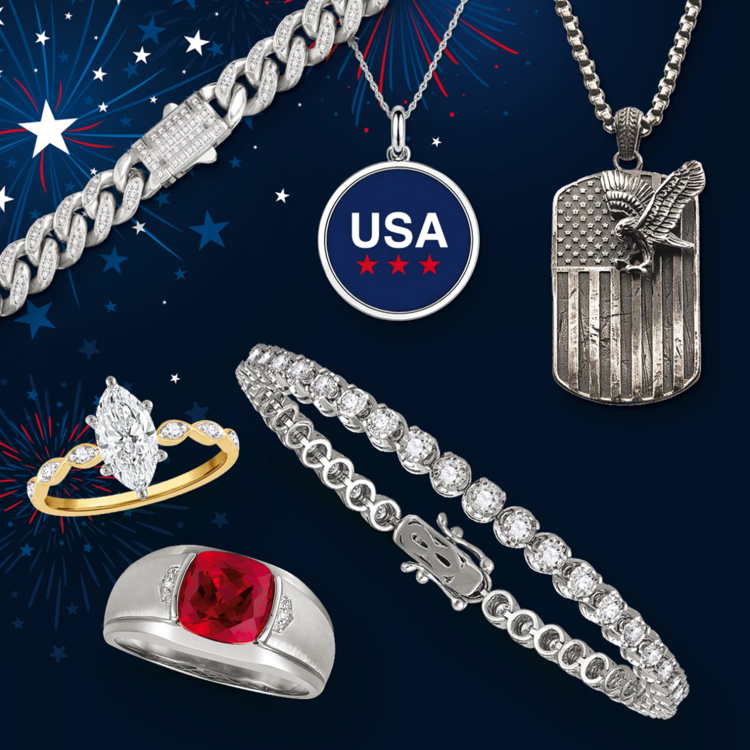 Daniel's Jewelers 4th of July BOGO or 50% OFF Sale