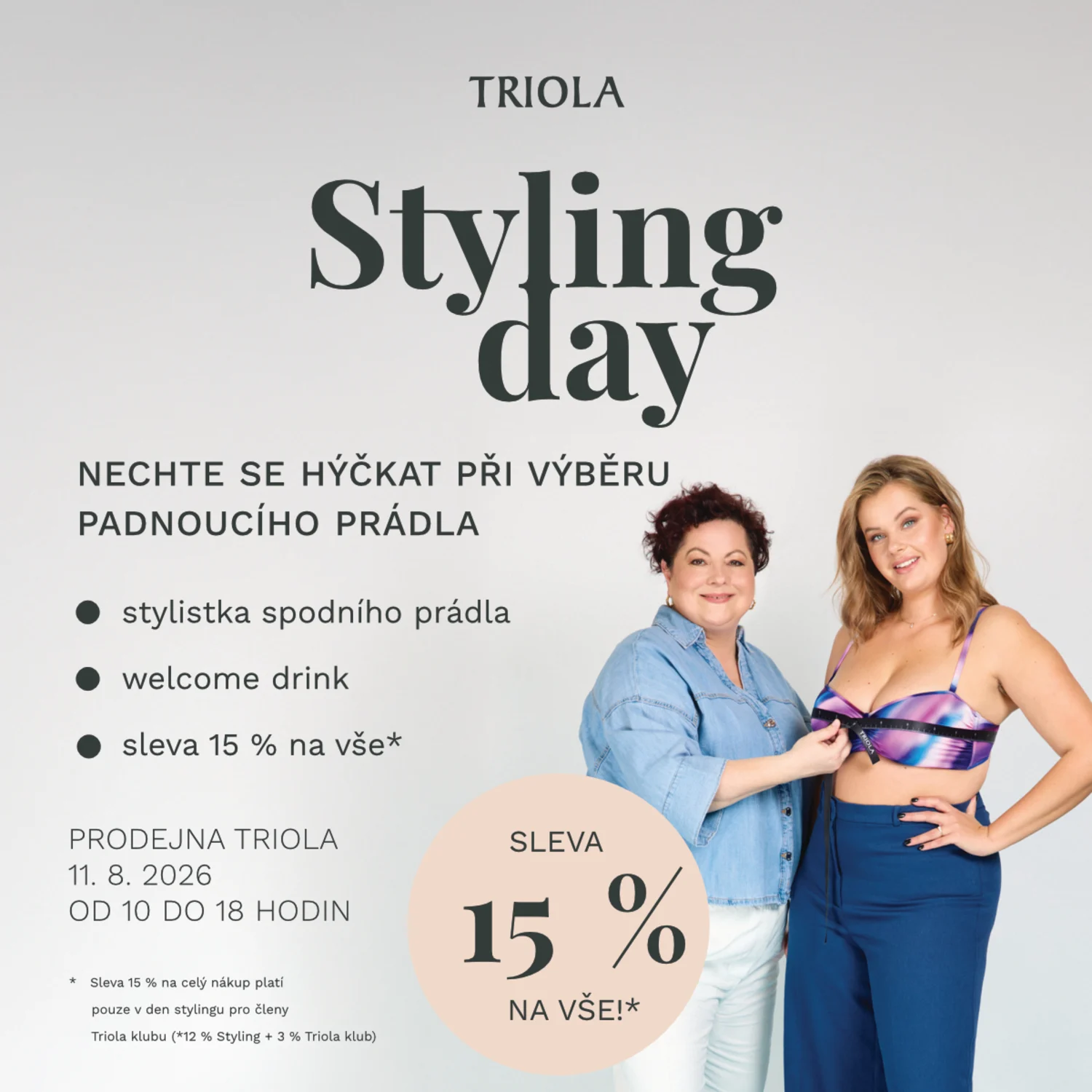 Přijďte si užít Triola Styling Day do prodejny Triola! ✨