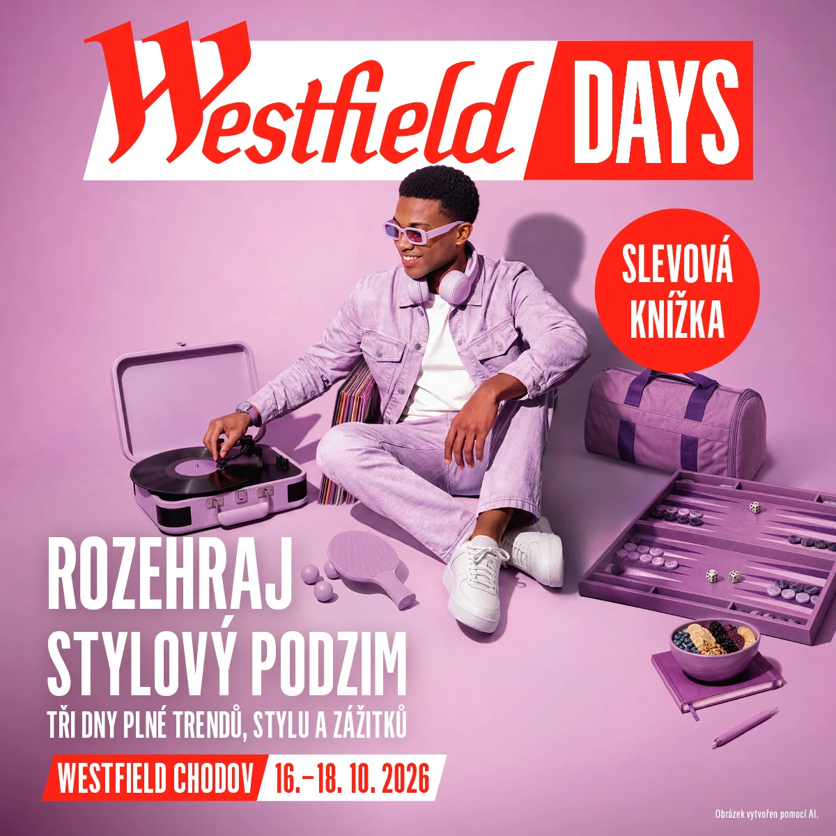 WESTFIELD DAYS 2026 + SLEVOVÁ KNÍŽKA