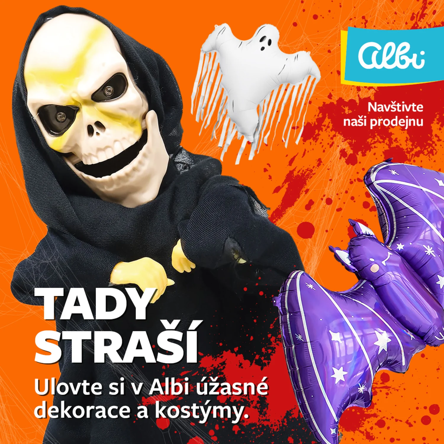 Tady straší - kostýmy i dekorace na Halloween