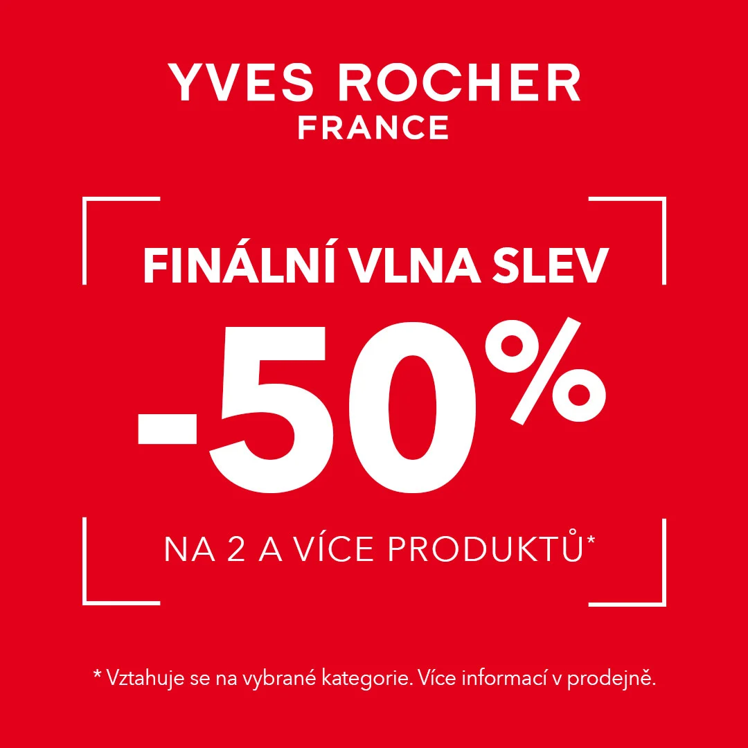 Sleva 50 % při nákupu 2 a více produktů