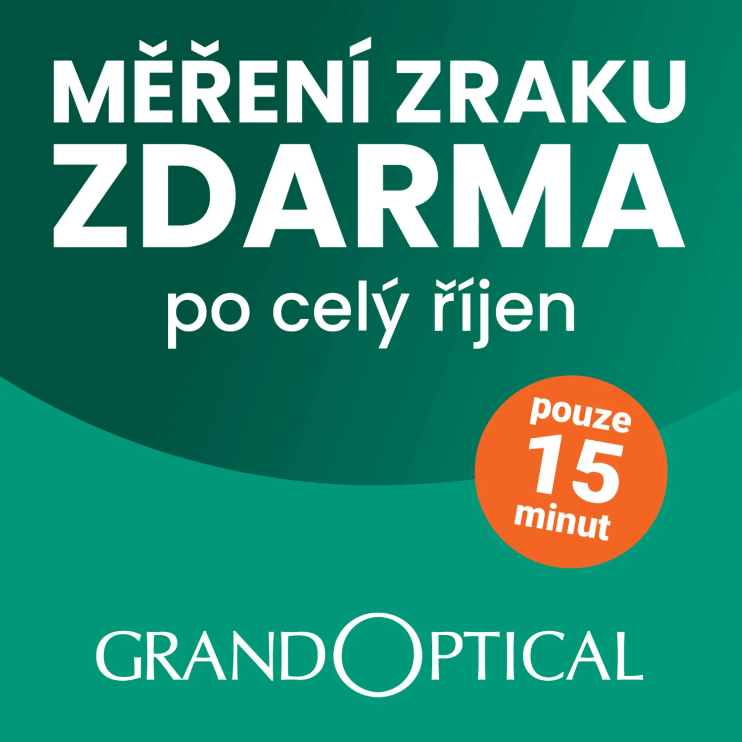 Měření zraku zdarma po celý říjen