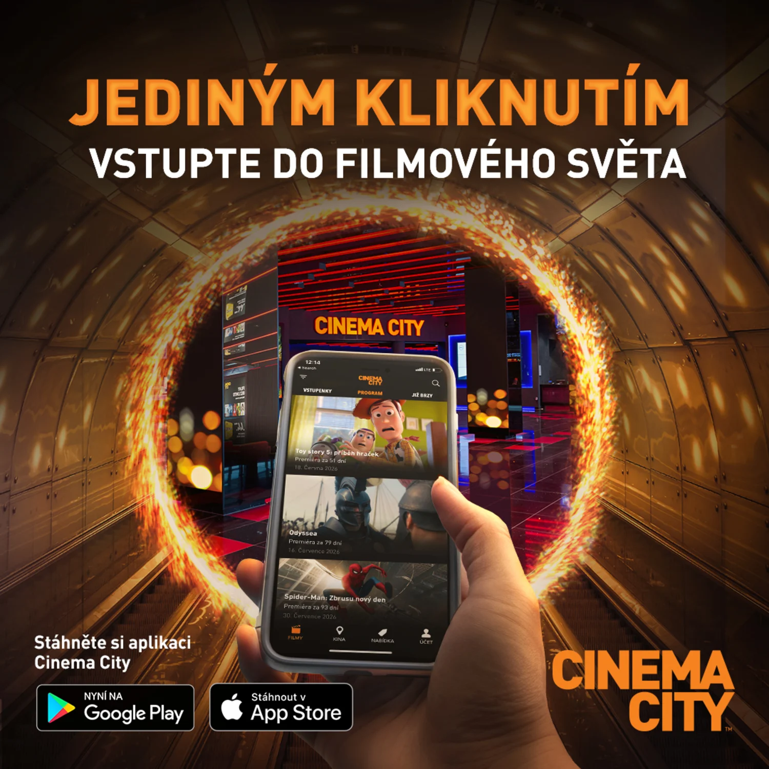 Aplikace Cinema City