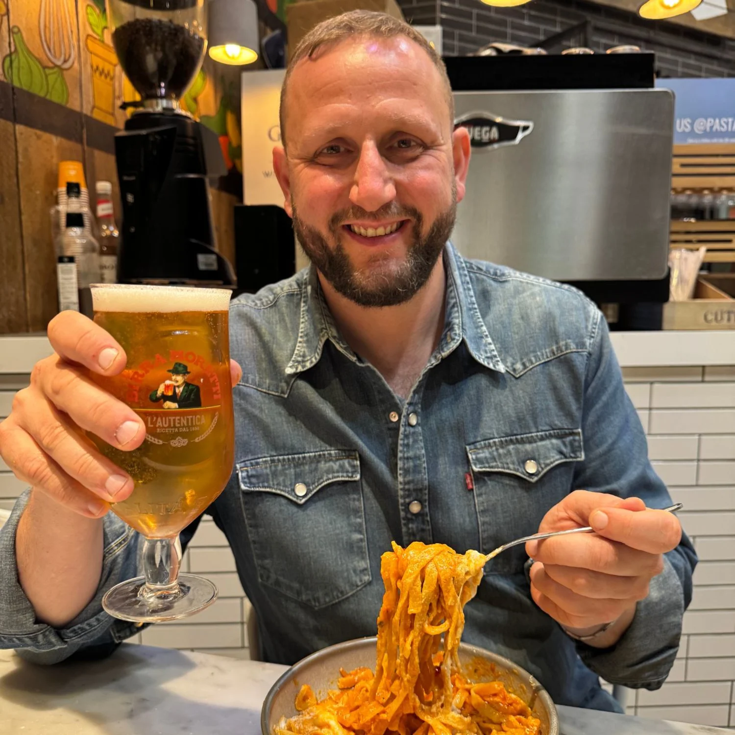 FREE pint of Birra Moretti on Father's Day