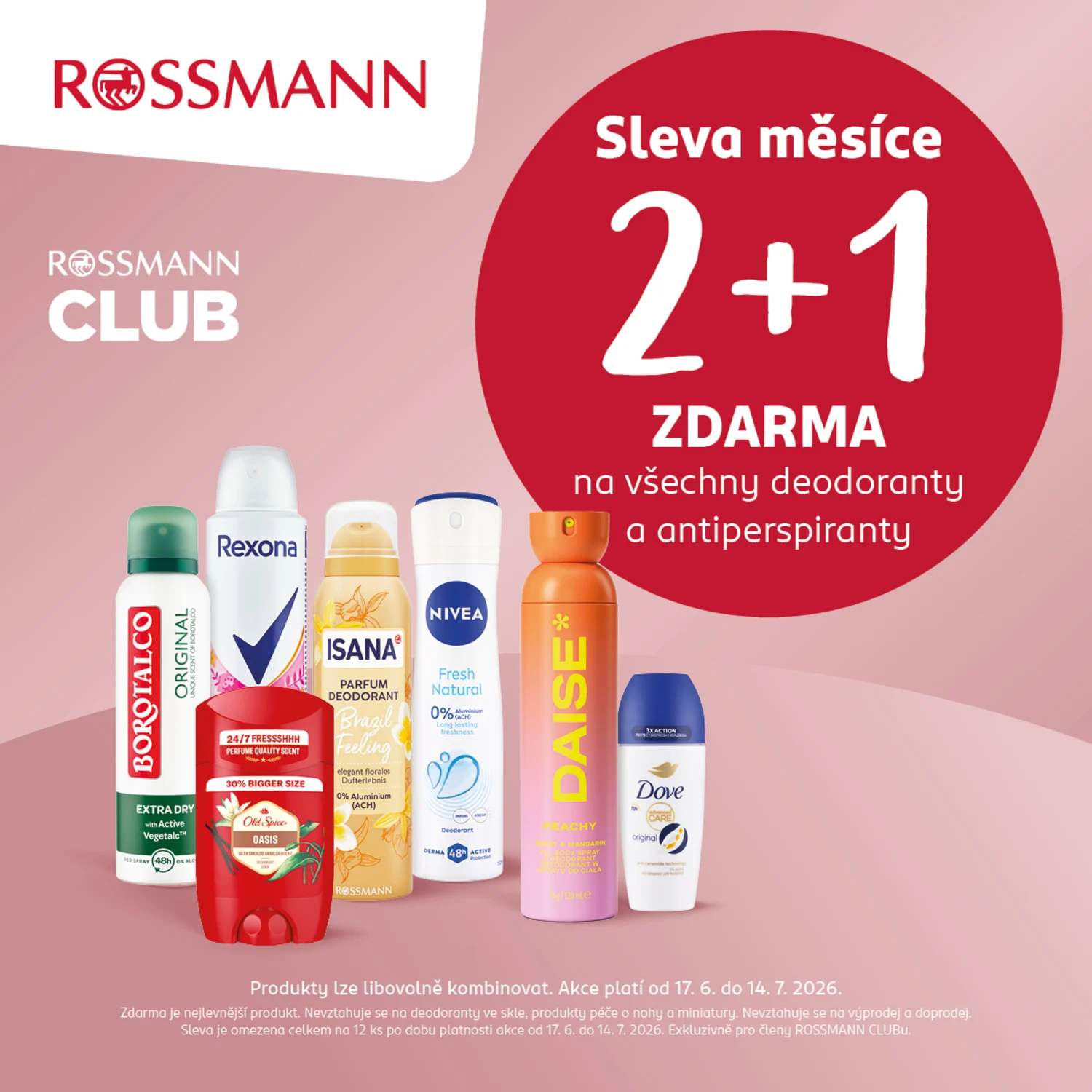 ROSSMANN CLUB přináší akci 2+1