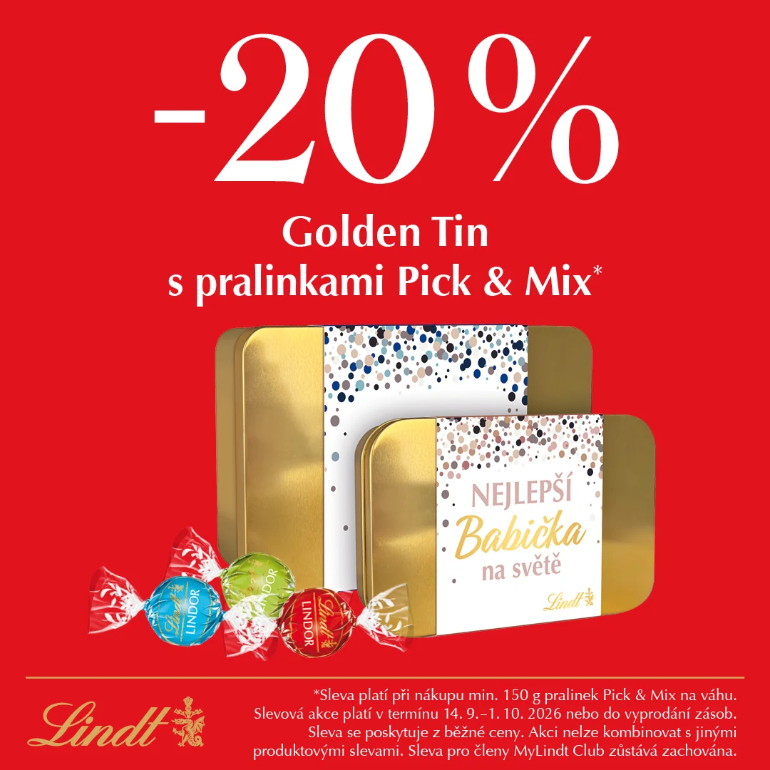 −20 % na pralinky Pick & Mix