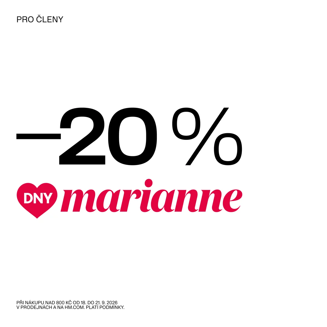 Dny Marianne: 20 % sleva pro členy