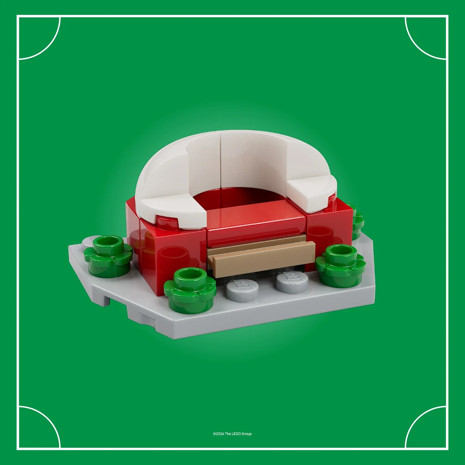 Build a LEGO® Football stadium and take it home with you!