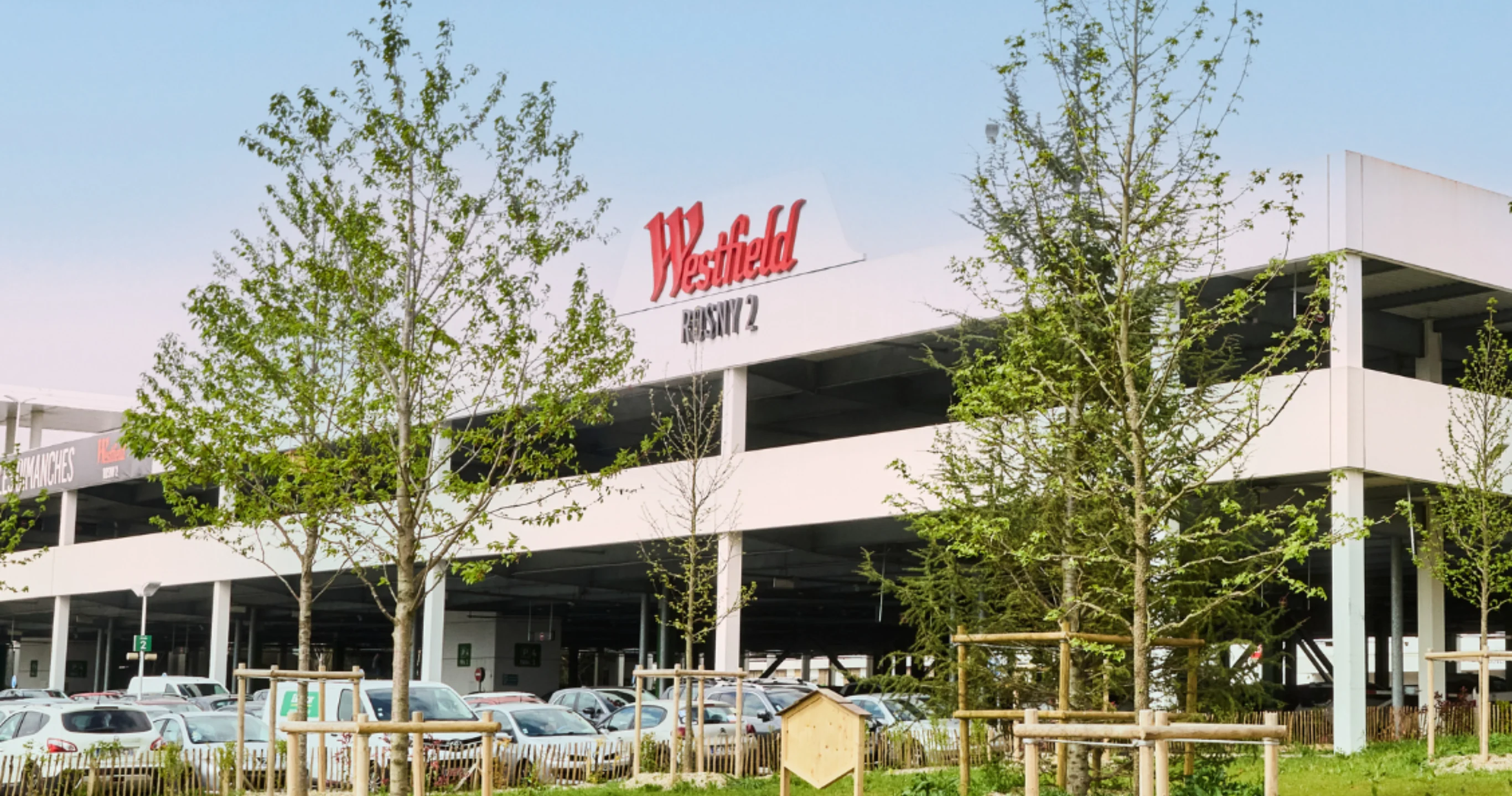 Façade du centre Westfield Rosny 2
