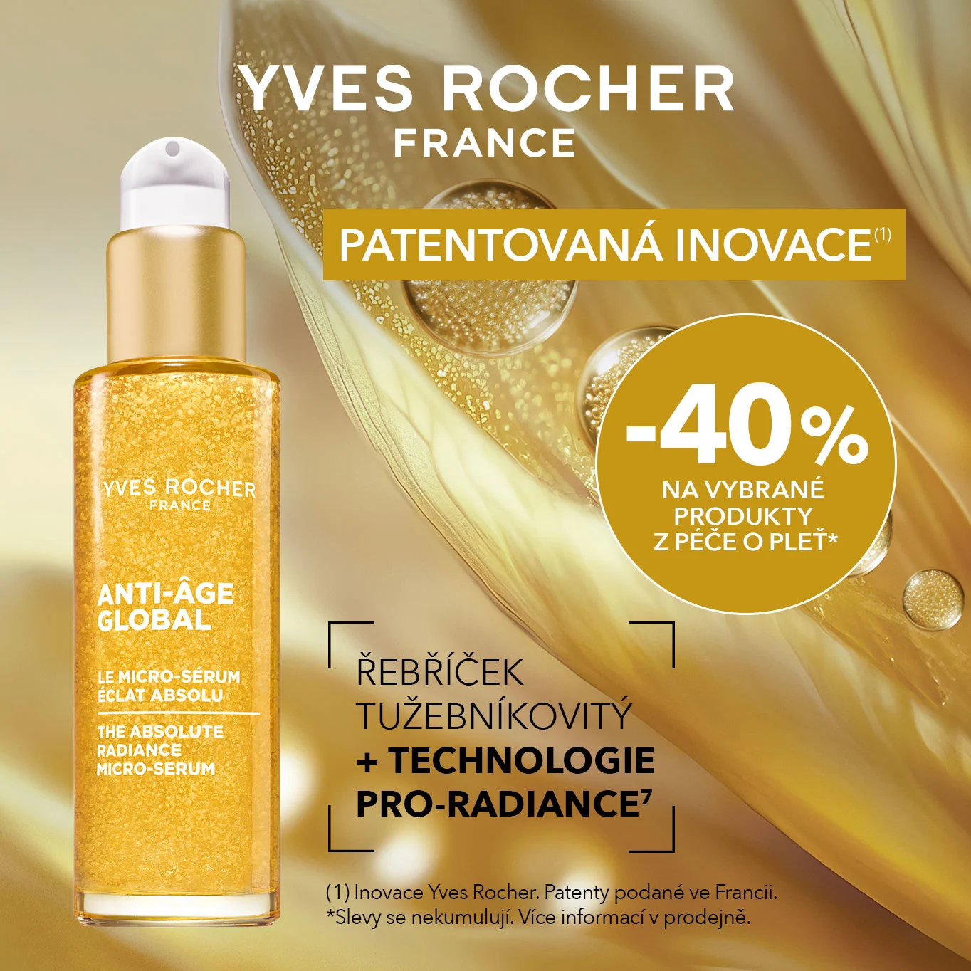 Sleva 40 % na péči o pleť a dárek k nákupu