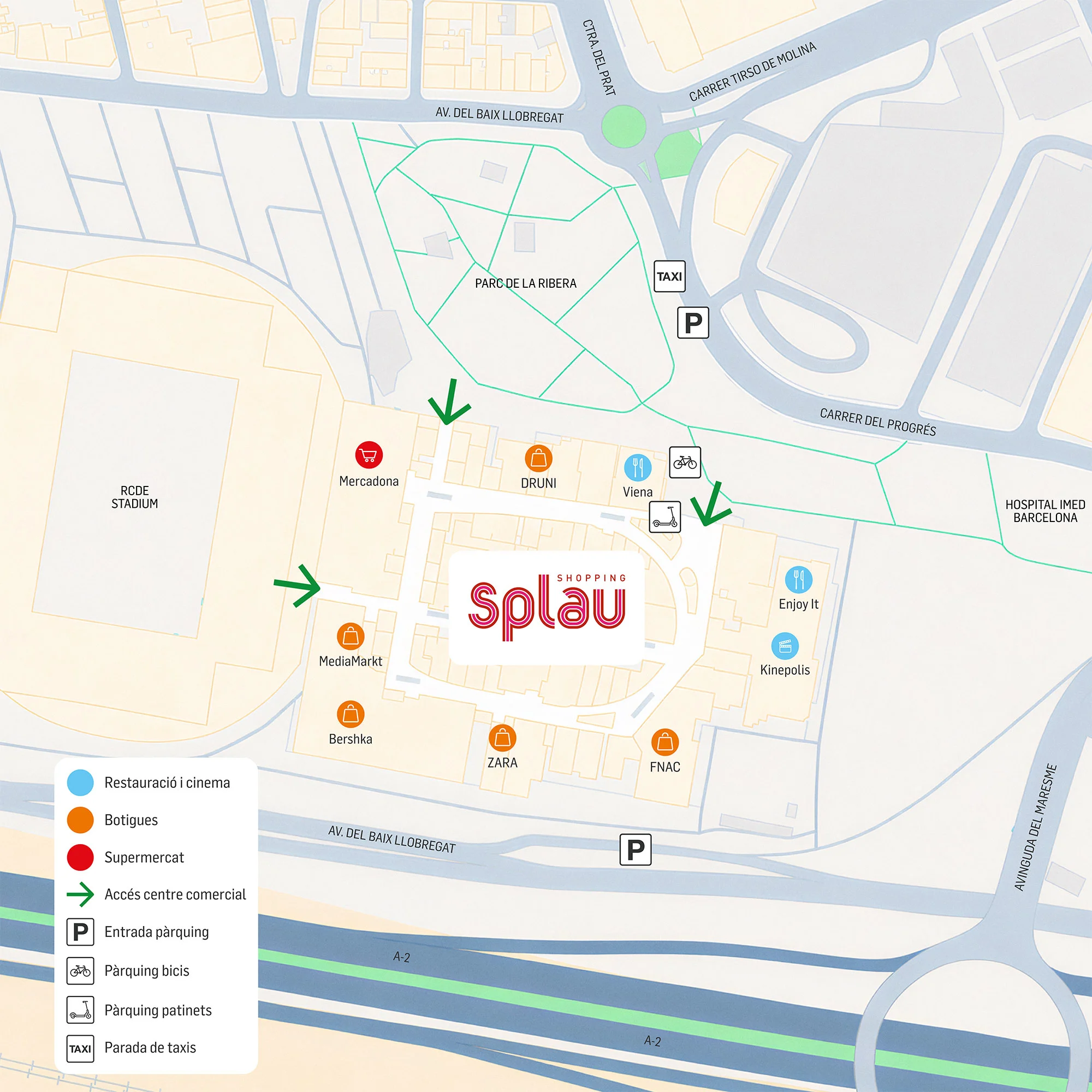 Mapa del parking